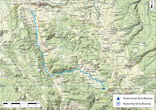 Mapa detalle río Alfambra