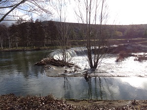 Presa la Güera en la que se va a construir una escala para peces