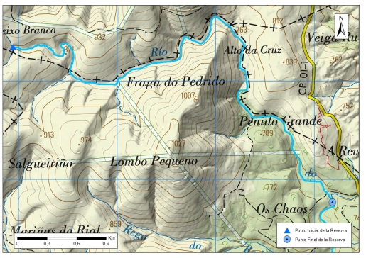 Detalle mapa Río Masma. Zona: Masma I