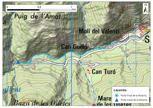 Mapa detalle Cabecera del Gurn 