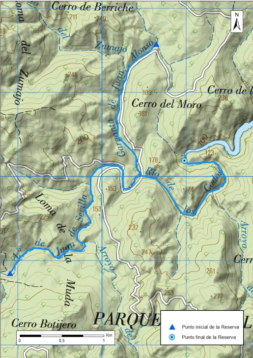 Mapa detalle Los Codos