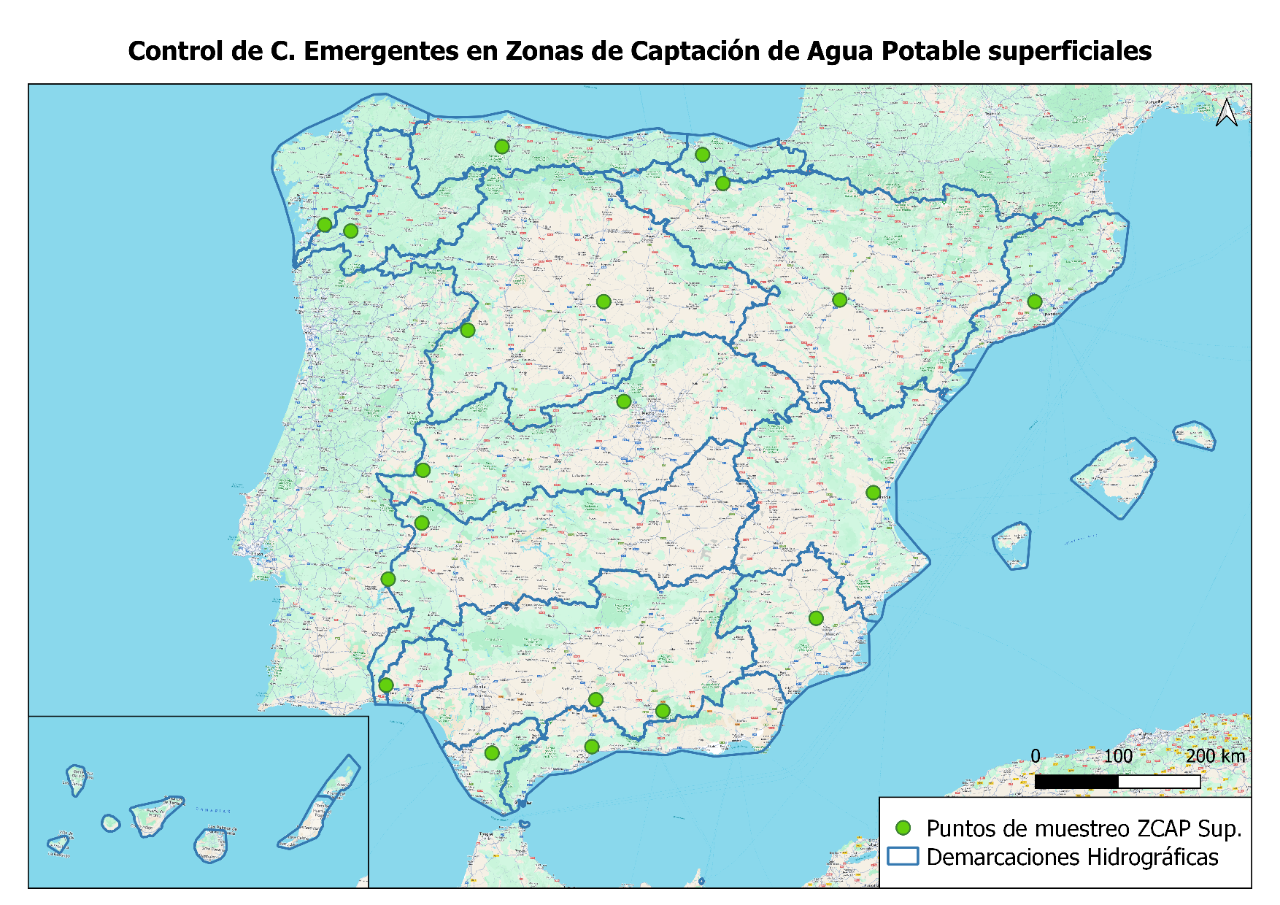 Mapa de puntos de muestreo en ZCAP (Haga clic en la imagen para ampliar)