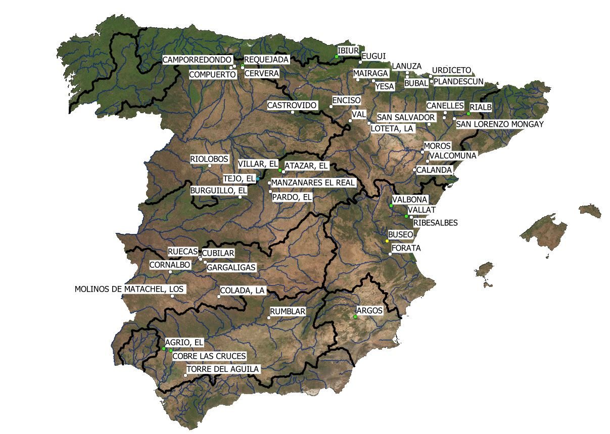 Escenarios Emergencia declarados activos fecha 24/11/2023