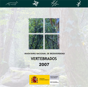 Portada del Inventario Nacional de los Vertebrados