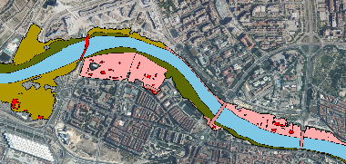 Ejemplo de Mapas de riesgo de inundación