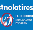 #NoLoTires, pequeños gestos cotidianos por un saneamiento limpio