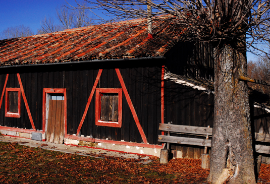 Casas típicas de la Pradera de Navalhorno