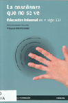 Portada del libro la enseñanza que no se ve