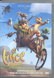 Los personajes de la película: un lince, un camaleón, una cabra y topo sobre un vehículo
