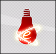 Logo de ENCIENDE, con una bombilla