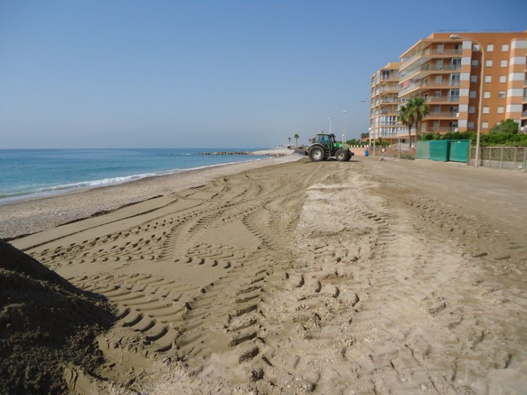 Conservación y mantenimiento de la costa de Castellón. Nules (II) - Durante de las obras