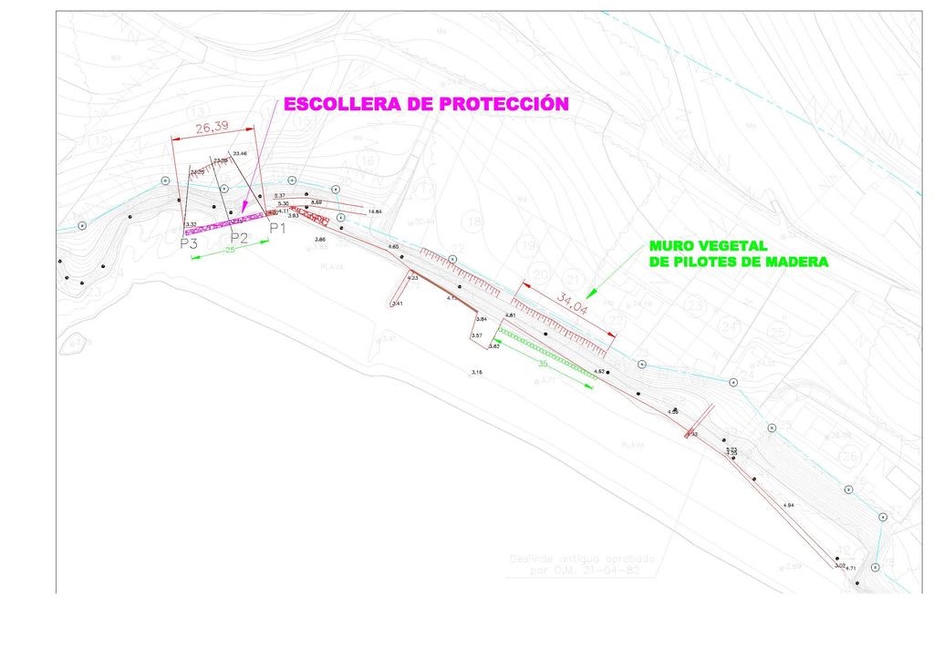 Plano de situación - Playa O Coido