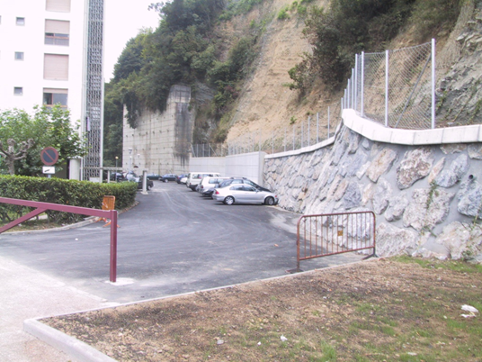 Estabilización de la ladera situada detrás de la urbanización ITERLIMEN 