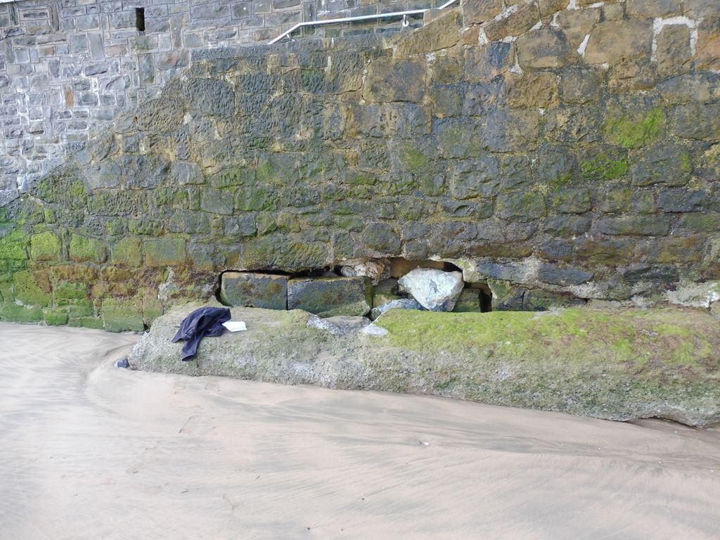 Mantenimiento del litoral de la provincia 2017. Reparación en la zona occidental del malecón de Zarautz