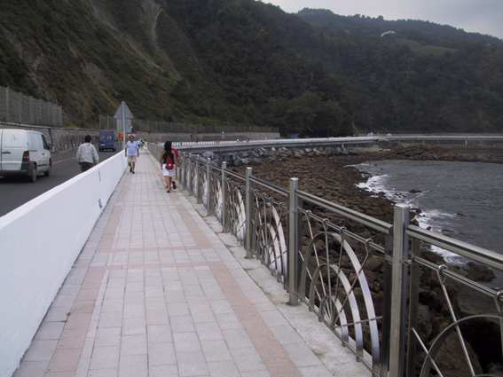 Banda peatonal entre Zarautz y Getaria (tres fases entre 1999 y 2007)