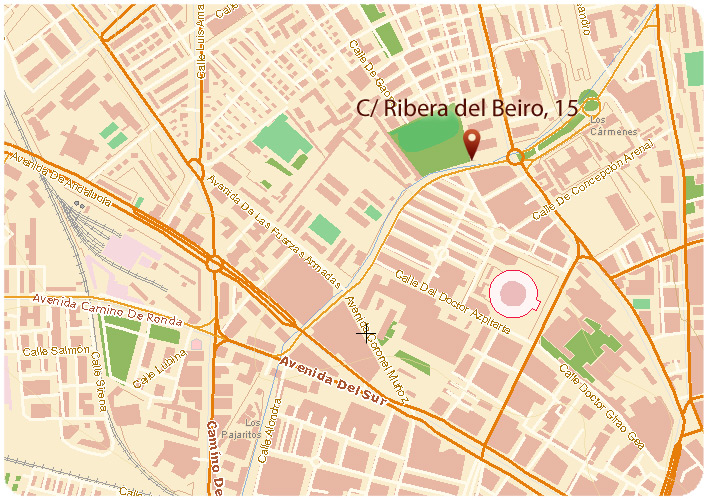 Mapa de situación del Servicio Provincial de Costas