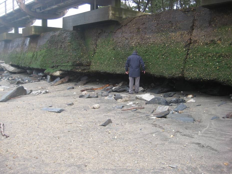 Refuerzo de la cimentación del tramo inicial de encauzamiento de la ría de Navia