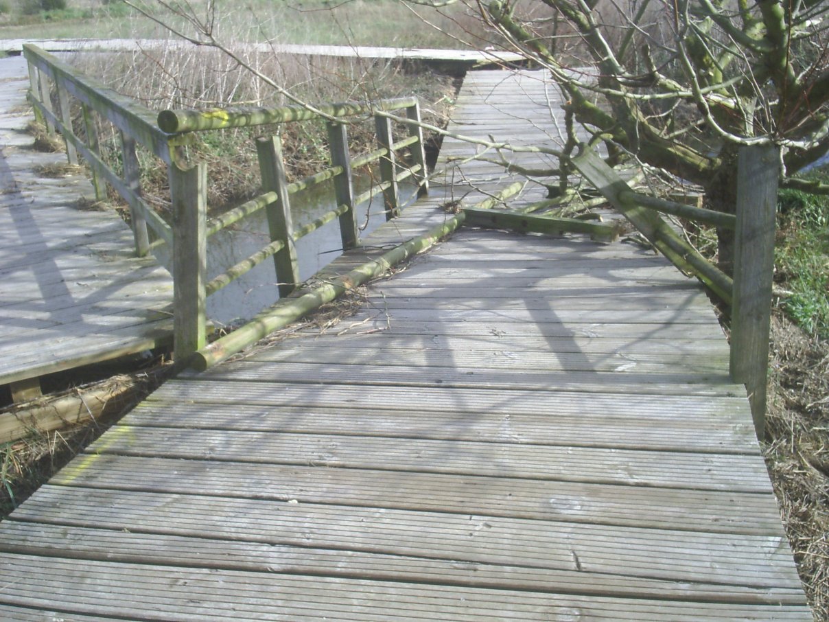 Playa de Peñarronda. Reparación duchas, pasarelas, puente