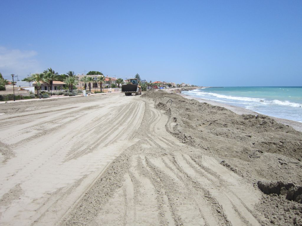 Conservación y mantenimiento de la costa de Castellón. Almenara - Durante de las obras