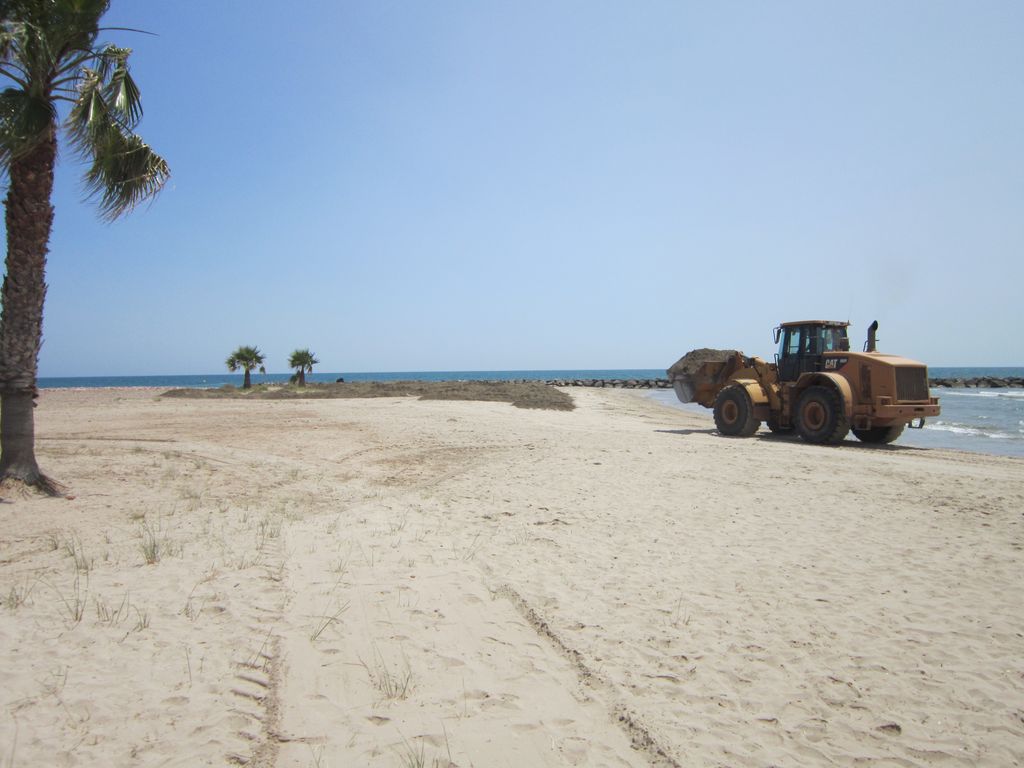 Conservación y mantenimiento de la costa de Castellón. Xilxes - Durante de las obras