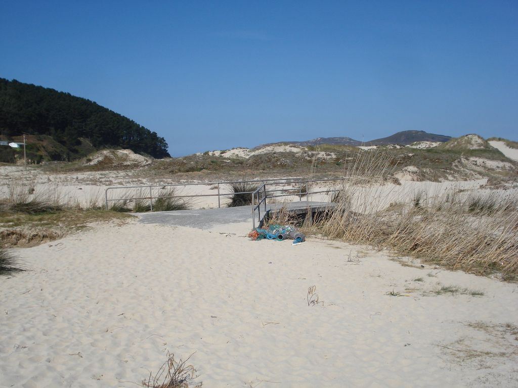 Playa de San Jorge. Avería en los accesos