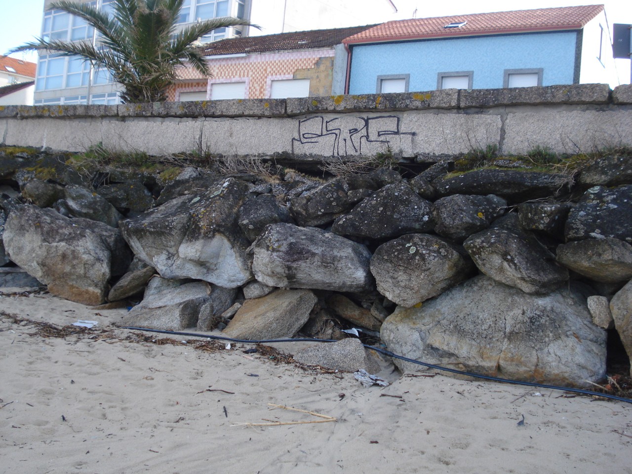 Playa de Coira. Reparación de los accesos a la playa