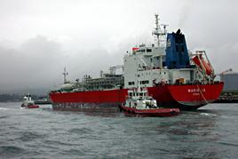 Imagen representativa del tráfico marítimo
