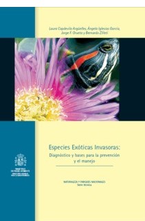Portada del libro "ESPECIES EXÓTICAS INVASORAS: Diagnóstico y bases para la prevención y el manejo"