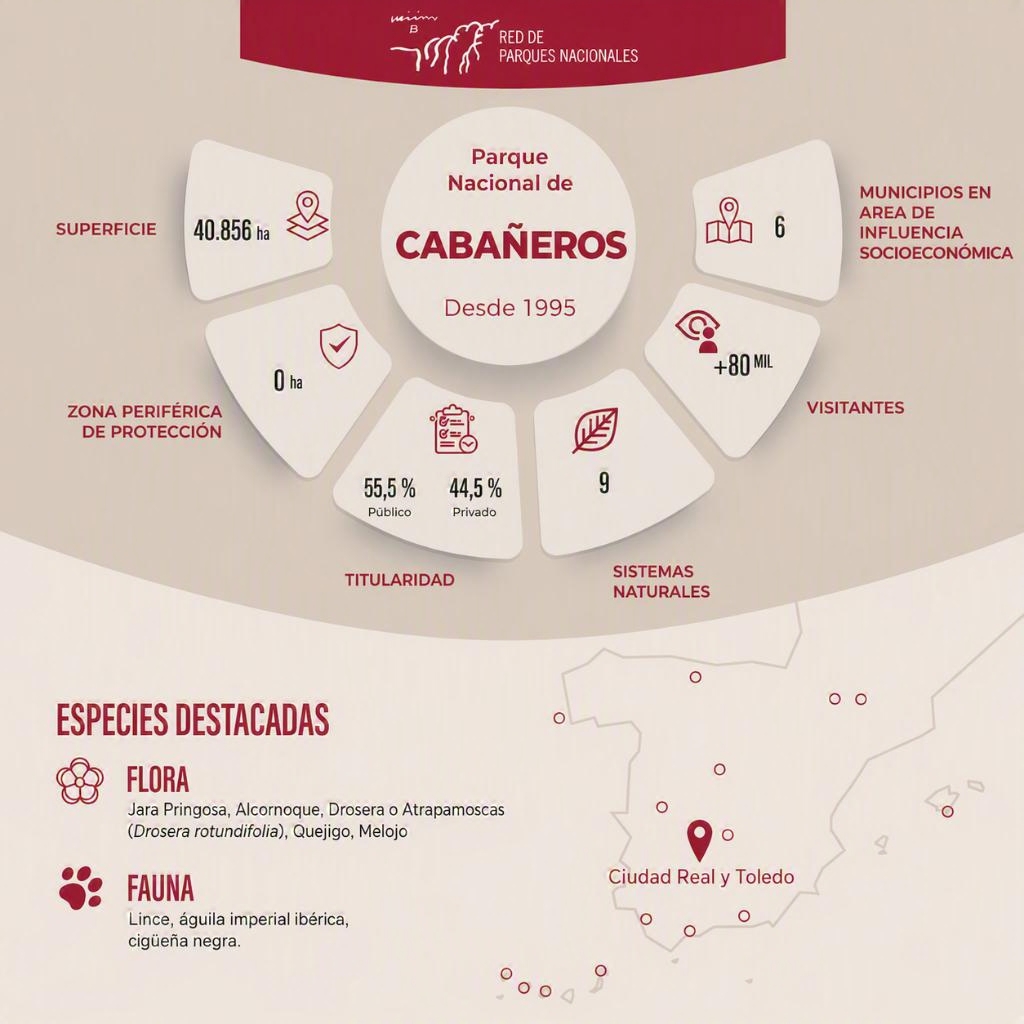 Infografía PN Cabañeros