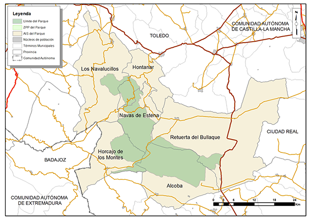 Área de influencia socioeconómica del Parque Nacional de Cabañeros