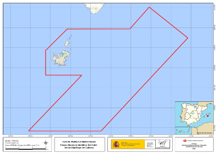 Mapa general del Archipiélago de Cabrera