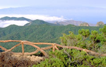 Mirador en el Parque Nacional de Garajonay