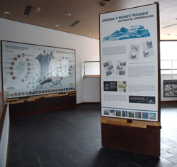 Exposición del centro de visitantes de Torla. Parque Nacional de Ordesa y Monte Perdido