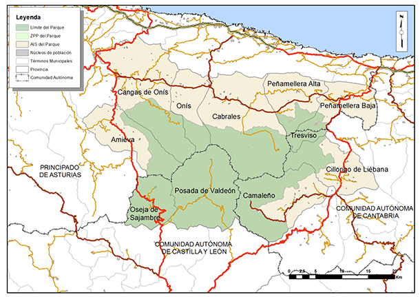 Área de influencia socioeconómica del Parque Nacional de los Picos de Europa