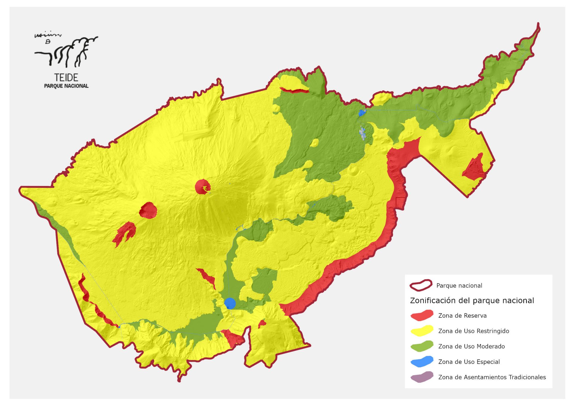 Zonificación del parque