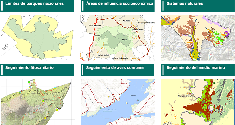 Menú para descarga de datos