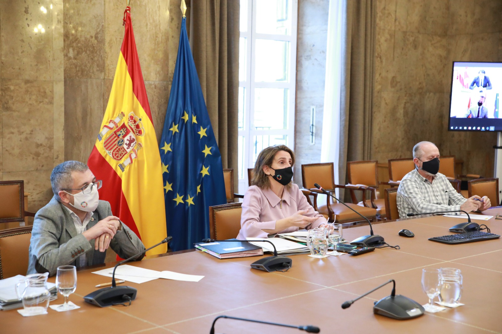 Reunión con los consejeros de Medio Ambiente de Galicia, Asturias, Cantabria y Castilla y León