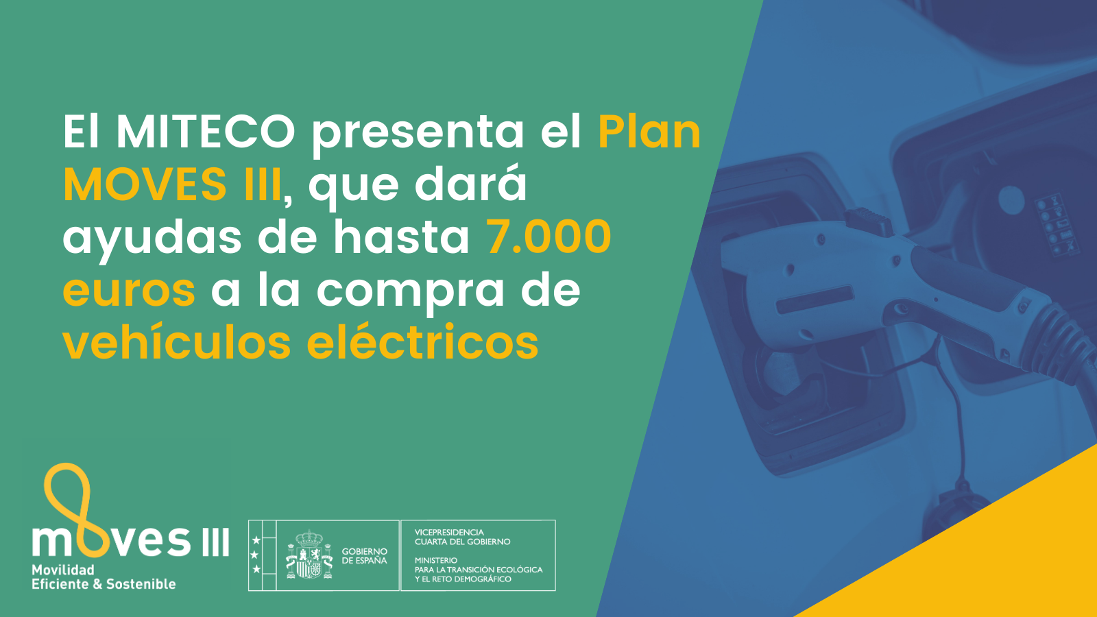 Presentación MOVES IIIRibera presenta el Plan MOVES III, que dará ayudas de hasta 7.000 euros a la compra de vehículos eléctricos