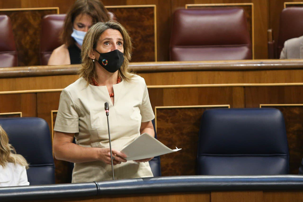 20210616 Teresa Ribera en la sesión de control al Gobierno