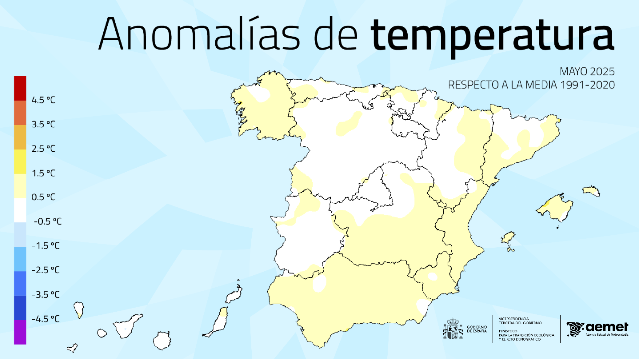 Imagen del artículo Mayo registró temperaturas y precipitaciones en torno a los valores normales