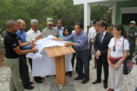 Acto inauguración del Centro de Visitantes del Parque Nacional Lago Enriquillo e isla Cabrito