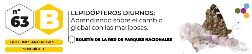 Boletín de la Red de Parques Nacionales Nº 63. Lepidópteros diurnos: aprendiendo sobre el cambio global con las mariposas