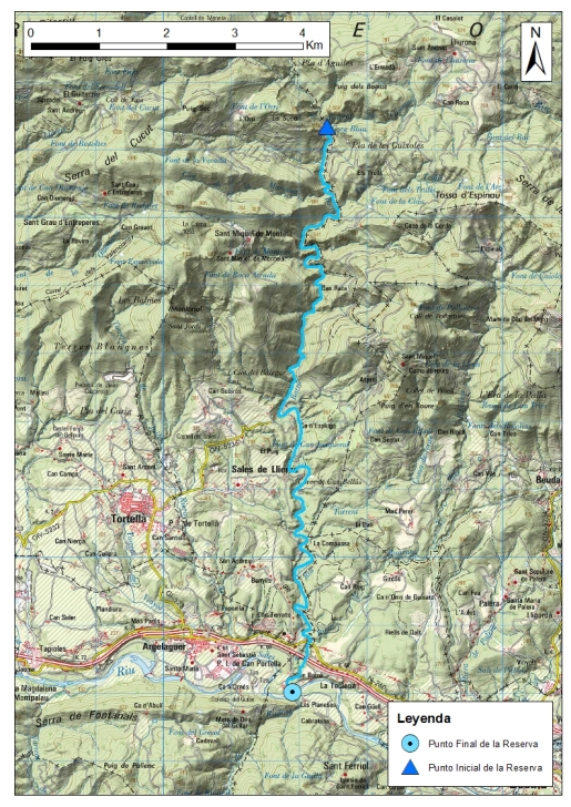 Mapa detalle Riera de Borró 