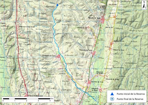 Mapa detalle Río Riosequino