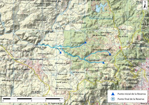 Mapa detalle Arroyo Bejarano