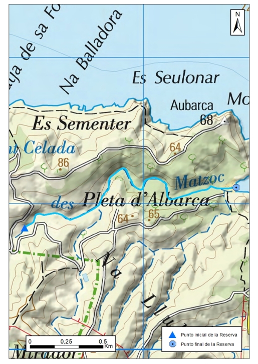 Mapa detalle Torrent des Matzoc