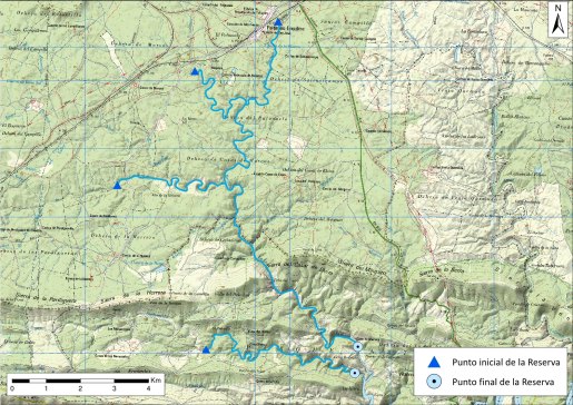 Mapa detalle río Barbaón