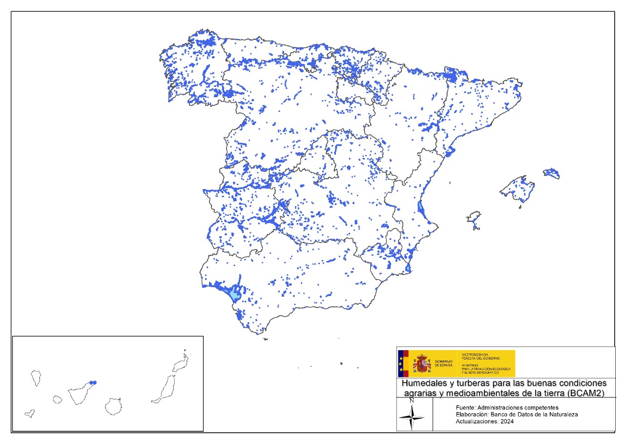 Humedales y turberas para las buenas condiciones agrarias y medioambientales de la tierra (BCAM2)