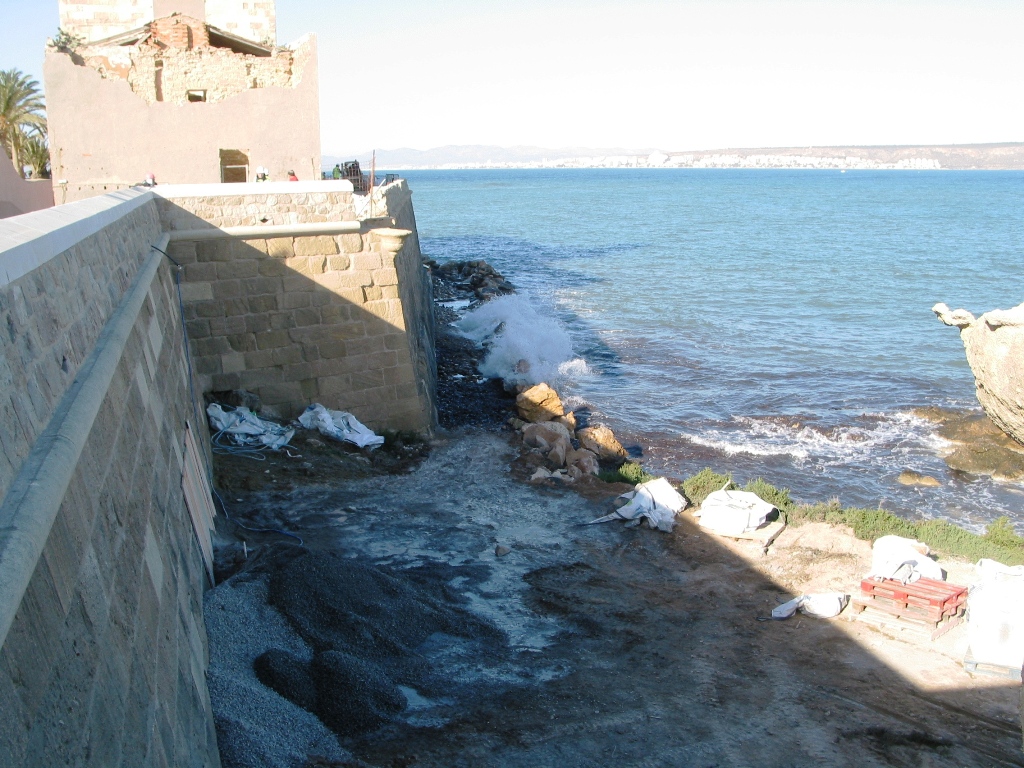 Plan Litoral 2015 Actuaciones en muralla de Tabarca