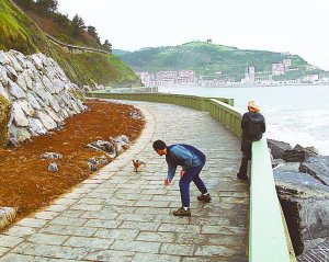 PASEO MARITIMO DE ONDARROA
7.2.2000   FOTO  JOSE MARI LOPEZ